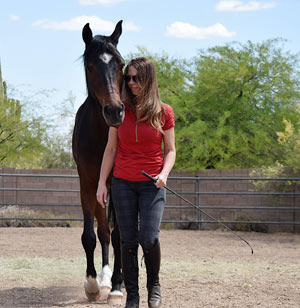 Woman with horse